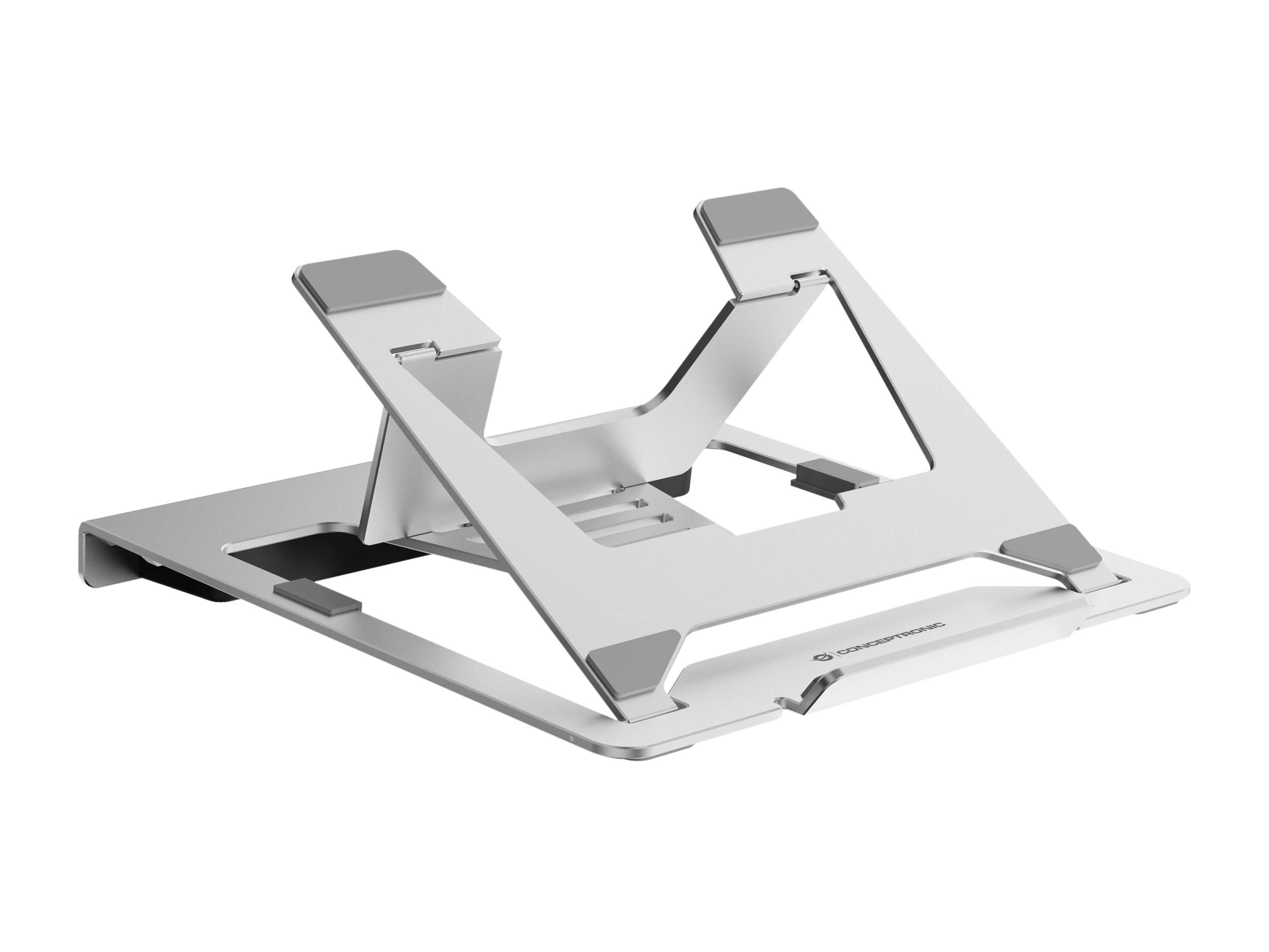 CONCEPTRONIC Notebook Halterung + 7-in-1 Docking silber