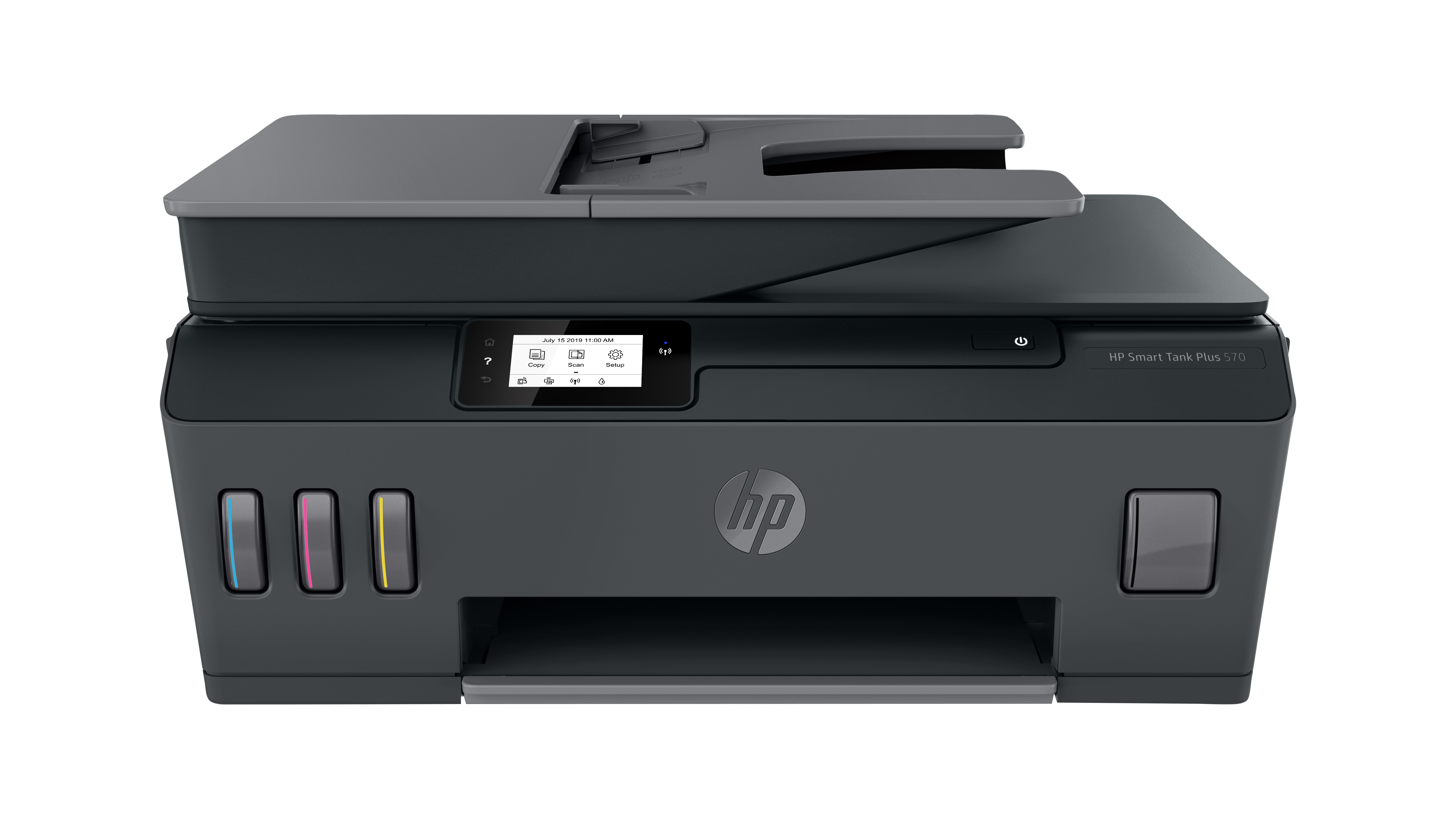 AKTION: HP Smart Tank Plus 570 Wireless All-in-One 3 in 1 Tintenstrahl-Multifunktionsdrucker grau mit 20 Euro CashBack