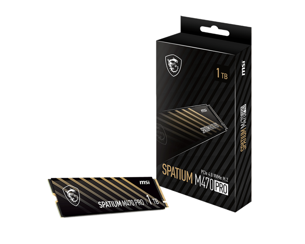 SSD 1TB MSI Spatium M470 Pro (M.2 2280) PCIe Gen4 x4 NVMe