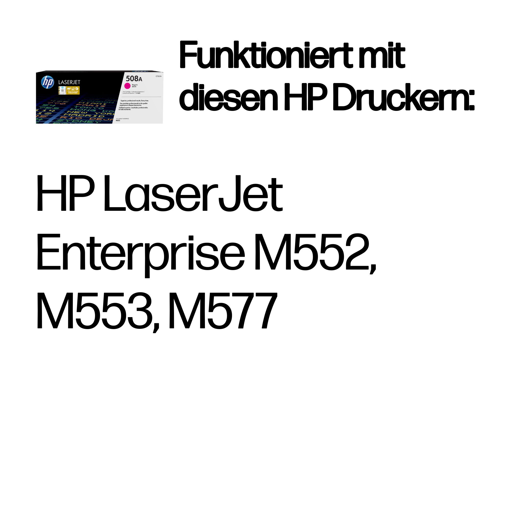 HP 508A (CF363A) magenta Tonerkartusche