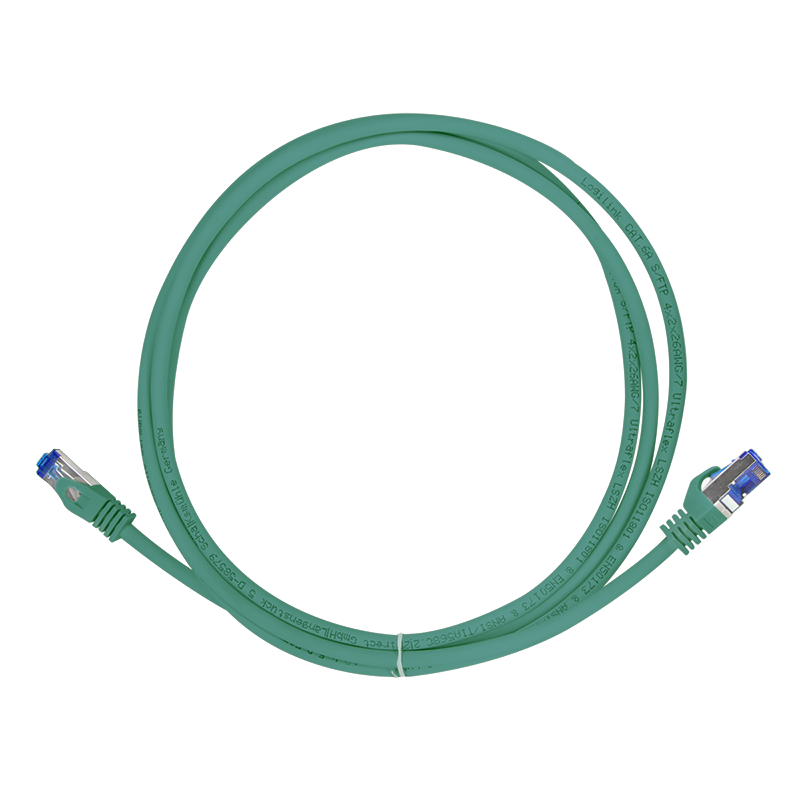 Logilink Patchkabel Ultraflex, Cat.6A, S/FTP, grün, 0,5 m