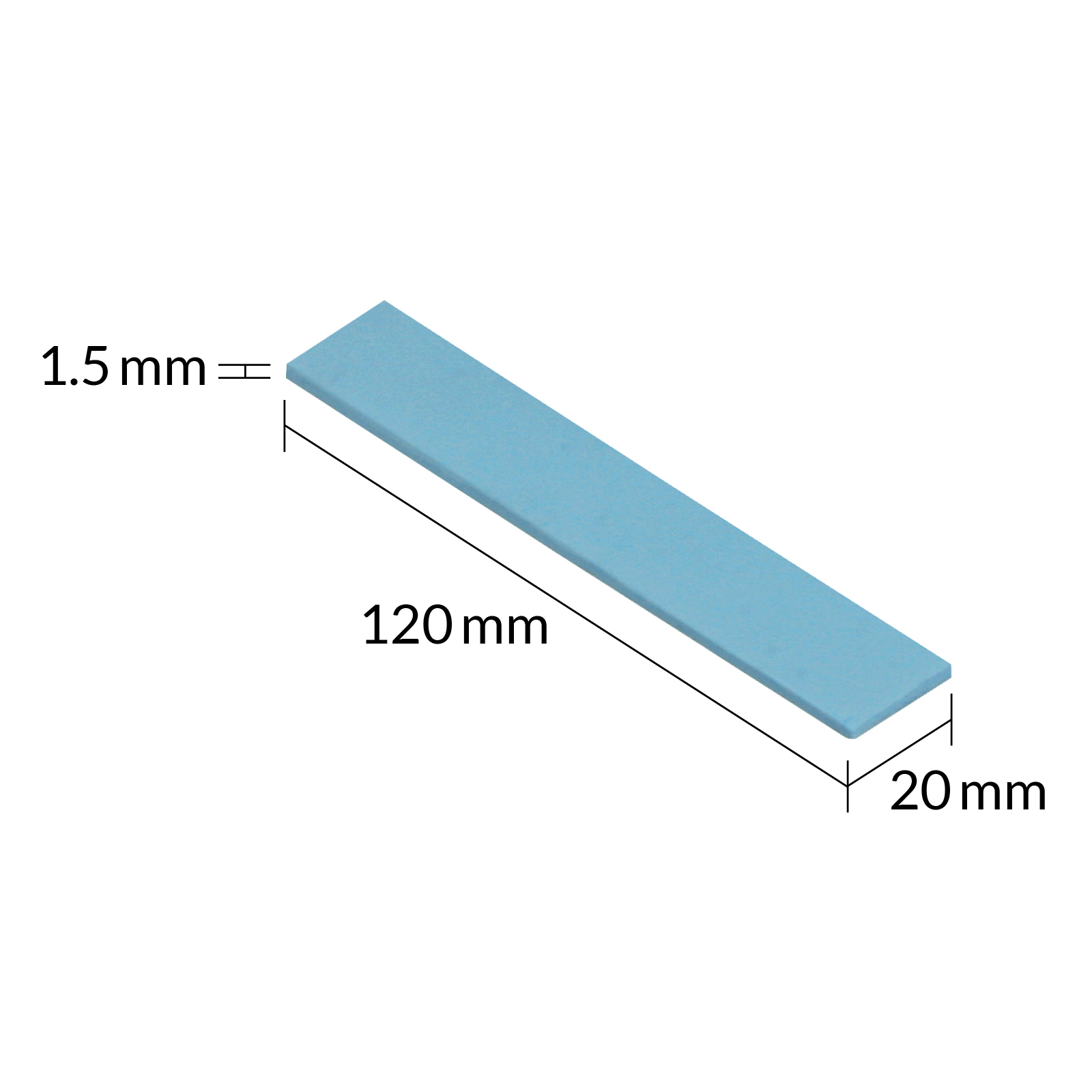 ARCTIC Thermal Pad TP-3 120*20mm (1,5mm) 4erPack
