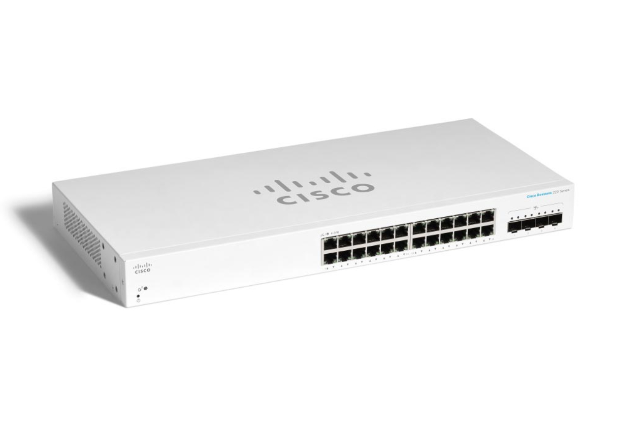 CBS220 SMART 24-PORT GE 4X10G SFP+