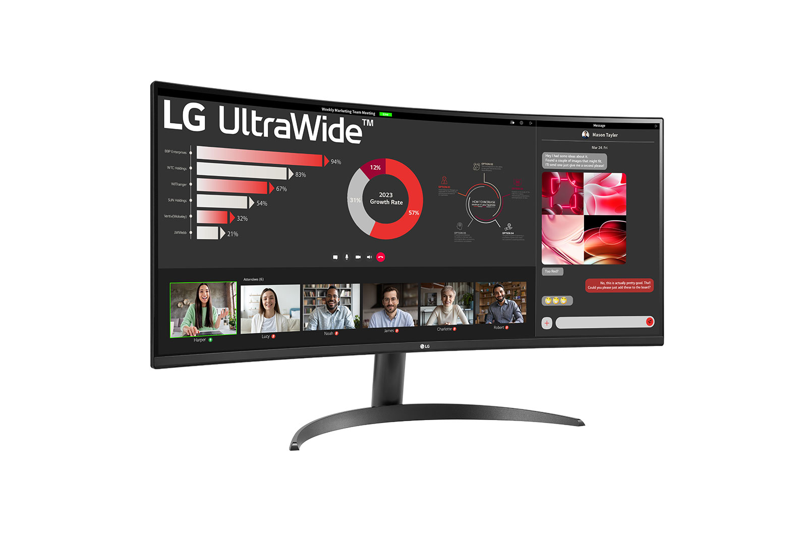 LG 86,36cm 34WR50QK-B UHD 21:9 VA DP HDMI