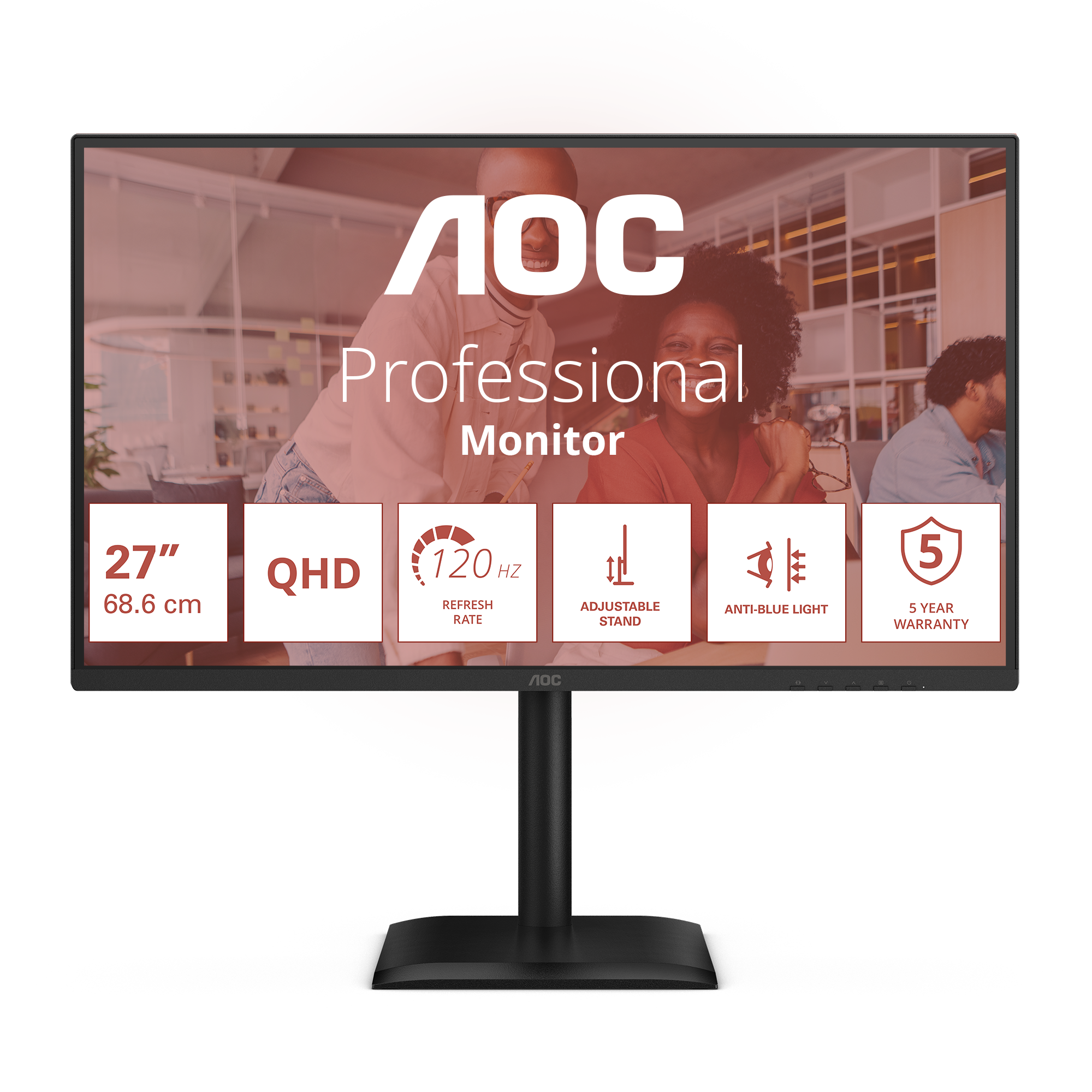 AOC 68,6cm (27) Q27E4U 16:09 HDMI+DP+USB black