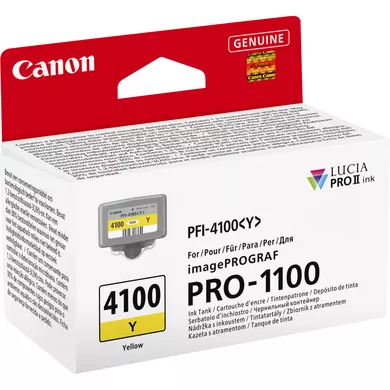 INK PFI-4100 Y YELLOW INK TANK