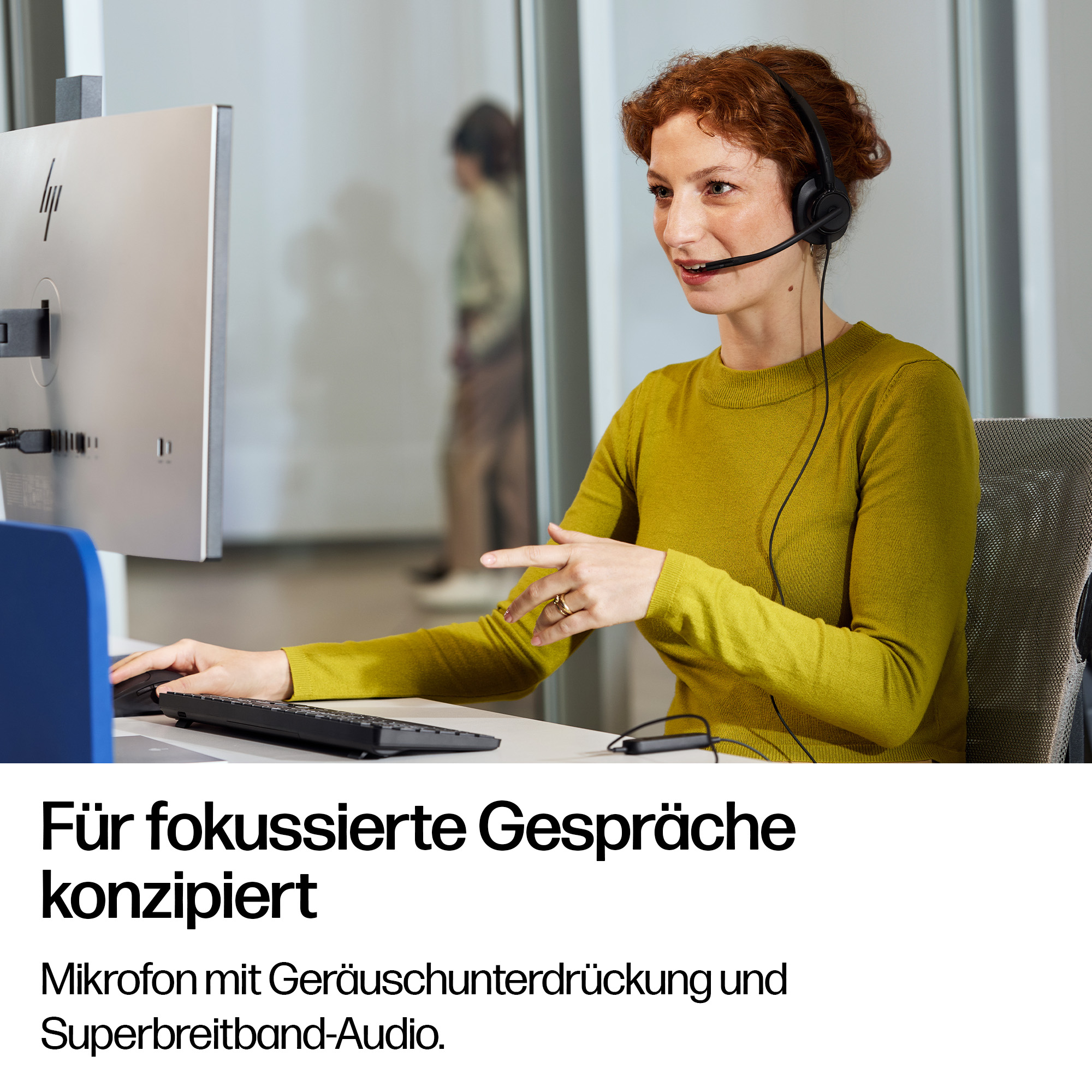 HP POLY MISSION 415 MONAURAL USB WIRED HEADSET CLASSIC