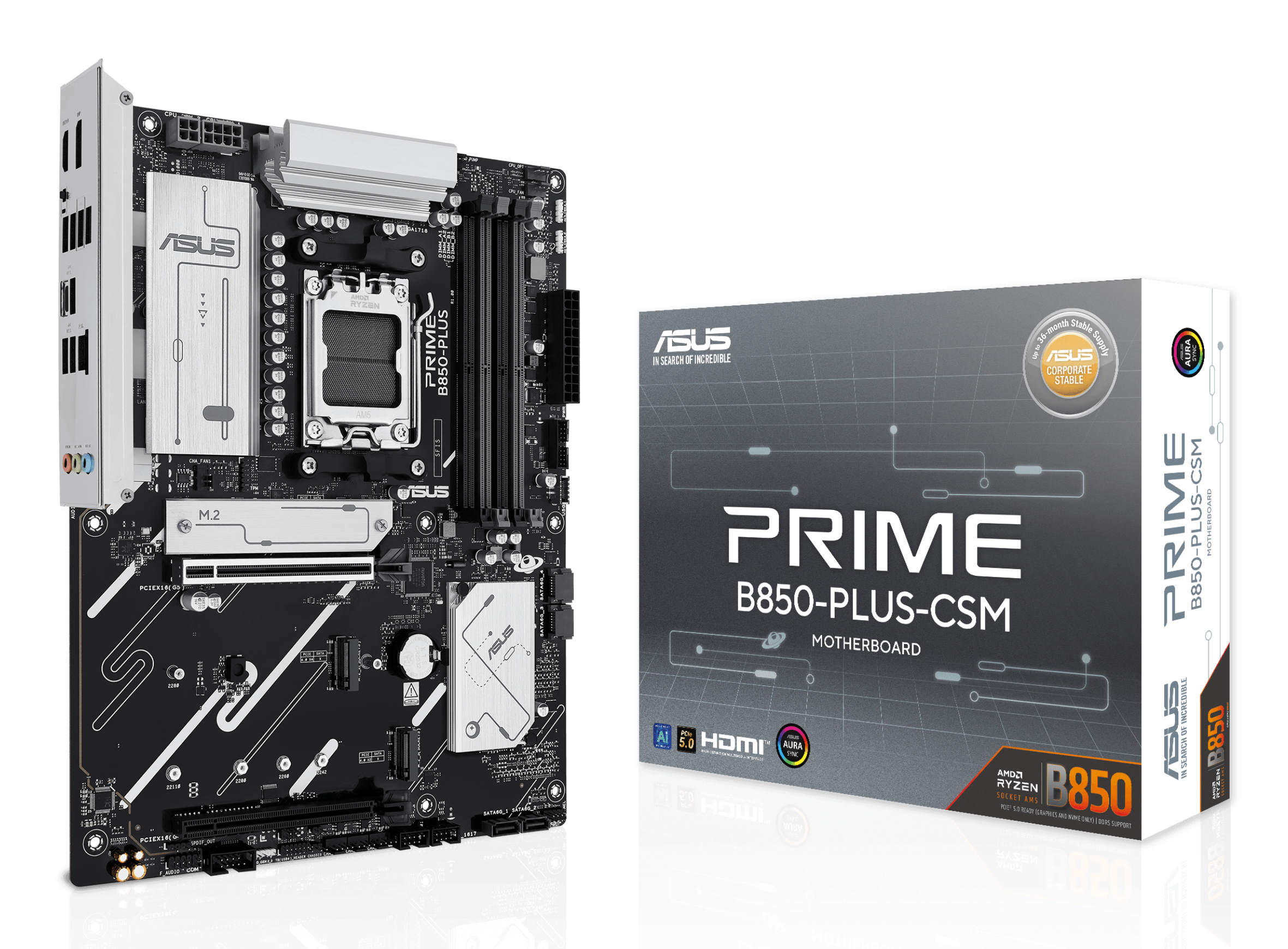 ASUS PRIME B850-PLUS-CSM (AMD,AM5,DDR5,ATX)