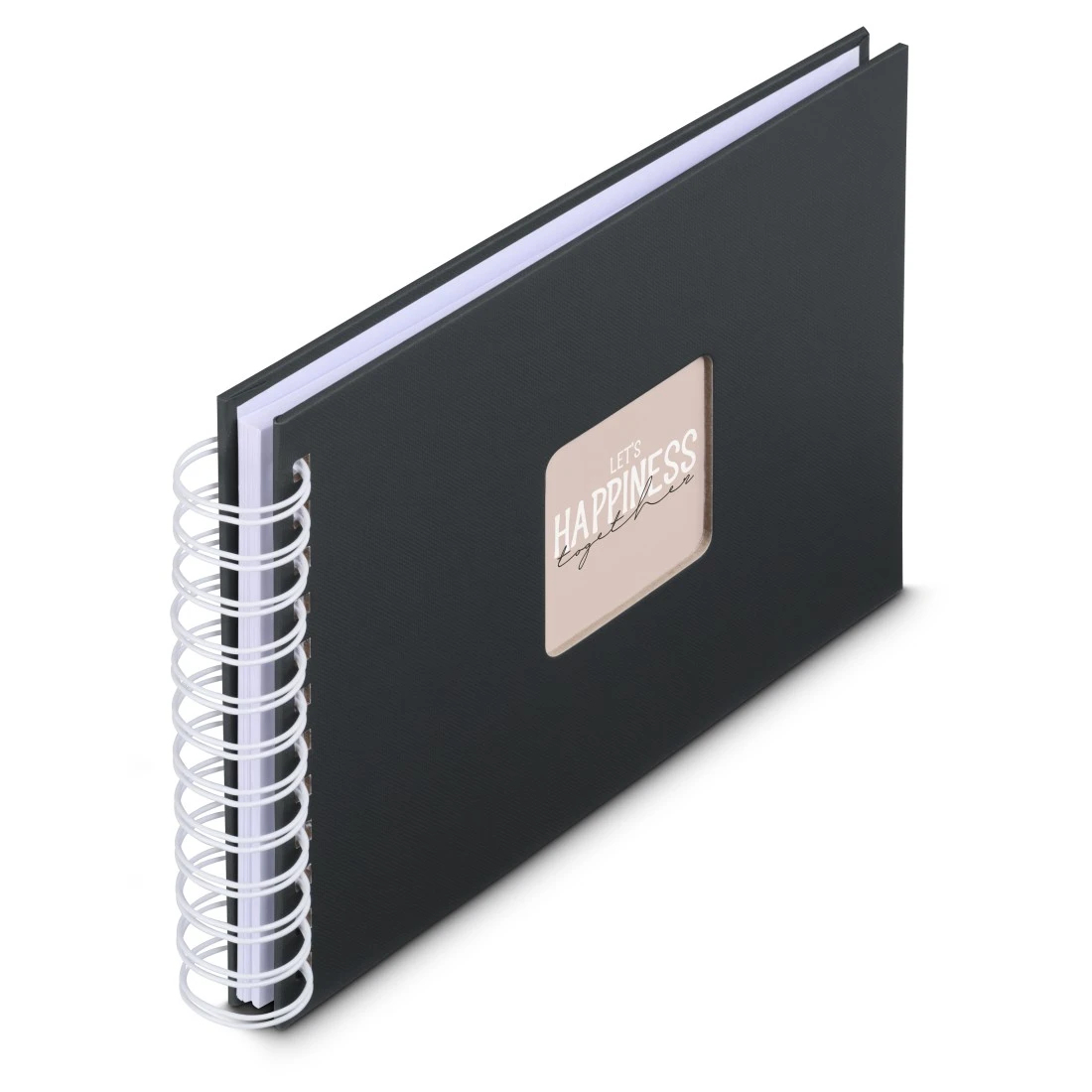 hama Fotoalbum Fine Art neutral 24,0 x 17,0 cm, 50 weiße Seiten