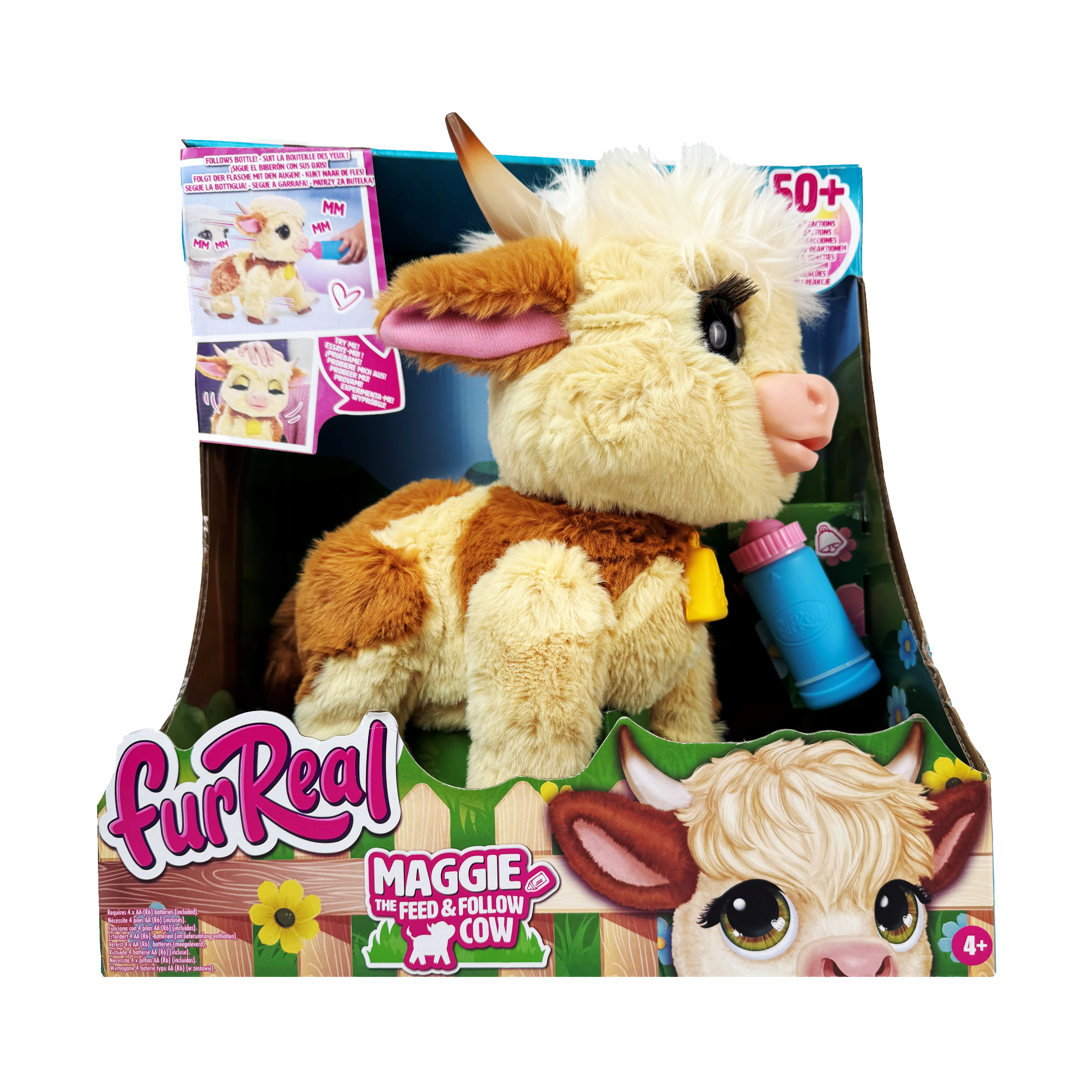 furReal Maggie the Feed & Follow Cow, Kuscheltier