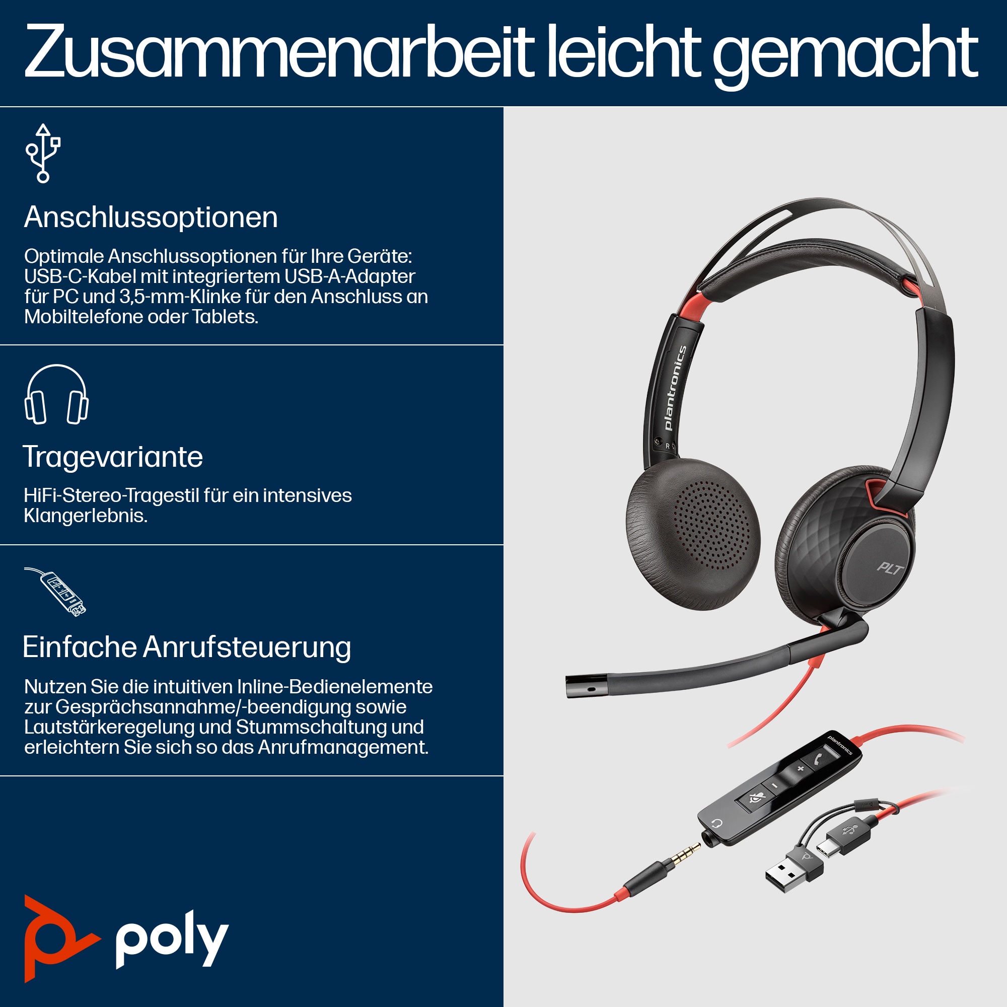 Blackwire 5220, Headset