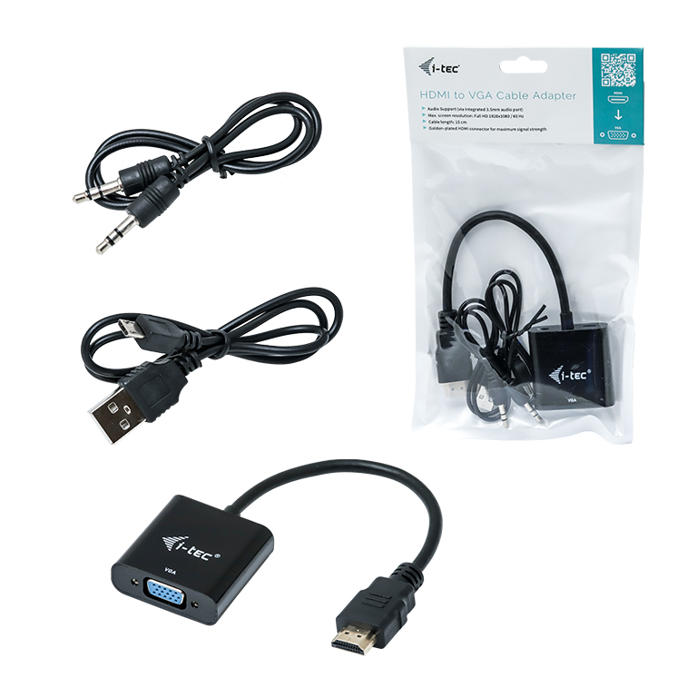 I-TEC HDMI TO VGA ADAPTER .