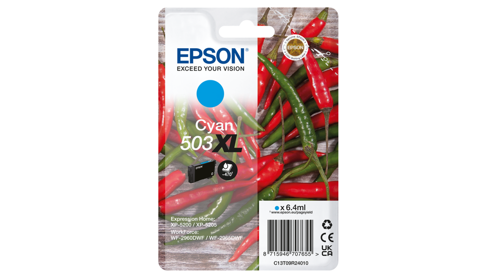 EPSON 503XL/T09R24 (Peperoni) cyan Druckerpatrone