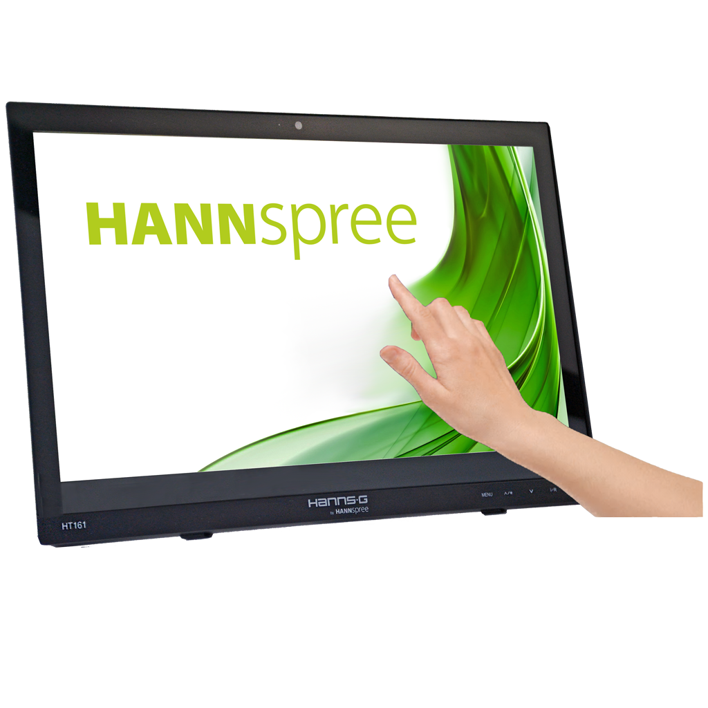 HANNSPREE HT161HNB 39,62cm 15,6Zoll 1366x768 16:9 200cd/m2 12ms HDMI VGA (P)