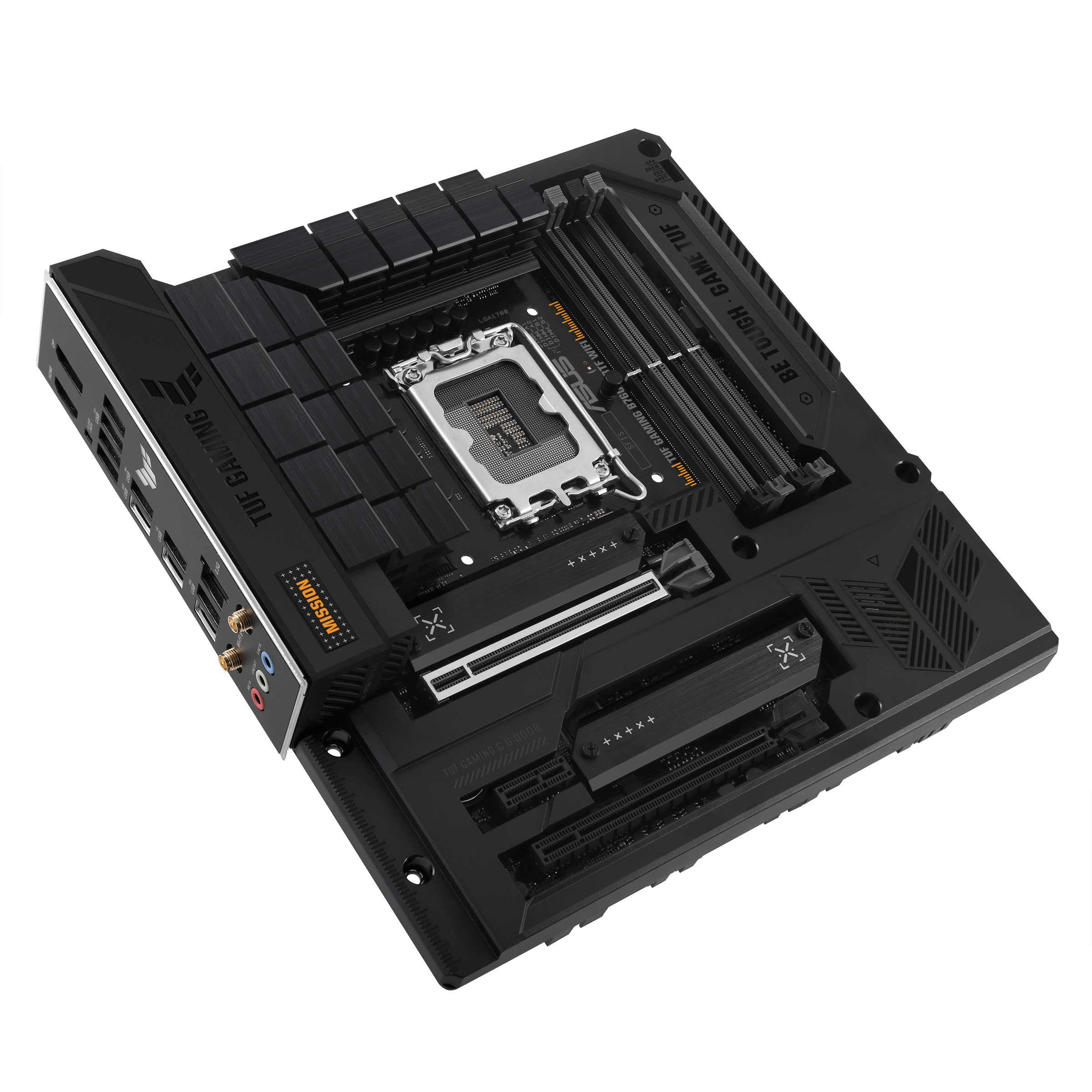 ASUS TUF GAMING B760M-BTF WIFI LGA 1700 4DDR5 microATX 4xSATA MB 1xHDMI 2.1 1xDP 1.4 3xM.2