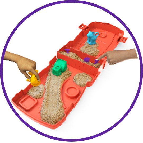 Kinetic Sand - Sandy Farm Set, Spielsand