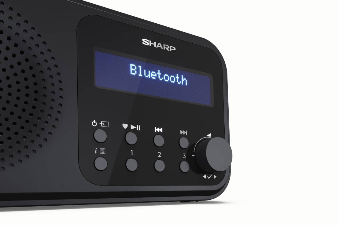Sharp DR-P420 DAB+/BT Radio schwarz