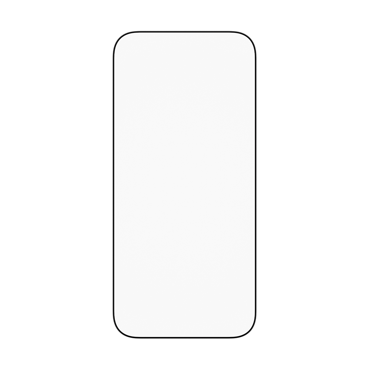 SCREEN PROTECTOR W. BLACK FRAME AIR ULTRA-WIDE FIT W. FASTFIT IN