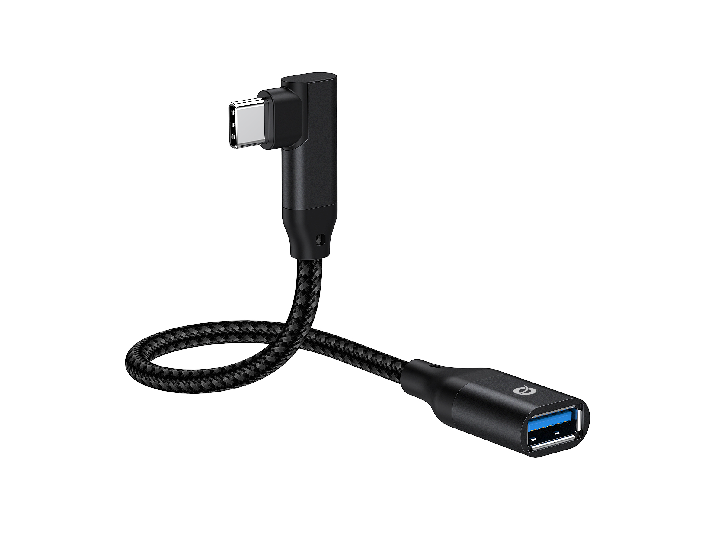 CONCEPTRONIC Adapter USB-C3.2 90°->USB-A3.0 10Gbs 0.15m sw