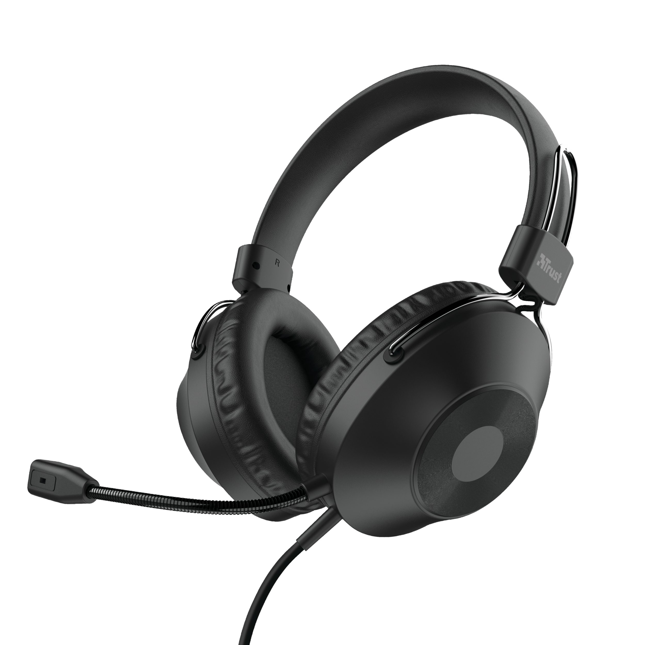 Trust Headset USB HS-250 Over-Ear schwarz