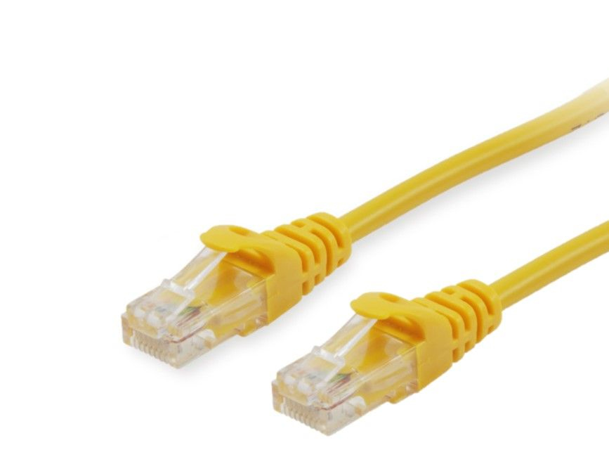 Equip Patchkabel Cat6 U/UTP 2xRJ45 0.50m gelb PVC Polybeutel