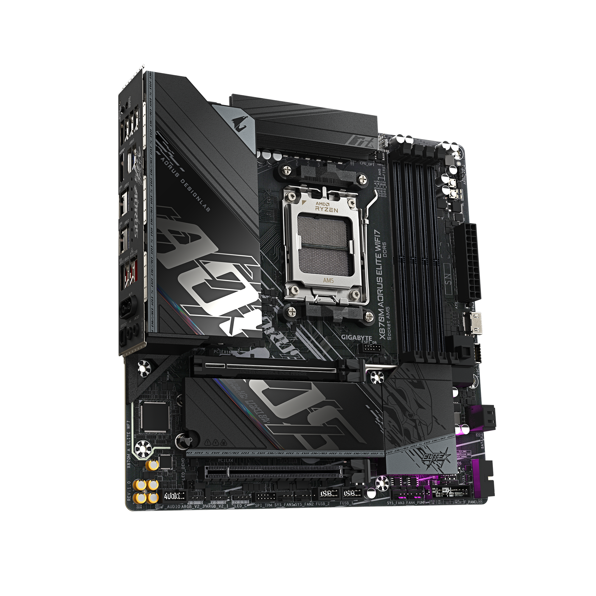 Gigabyte X870M AORUS ELITE WIFI7 (X870,AM5,ATX,DDR