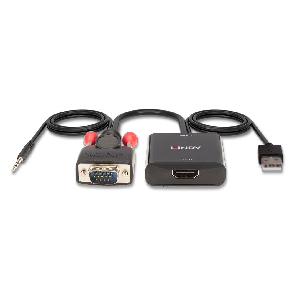 LINDY Konverter VGA & Audio an HDMI