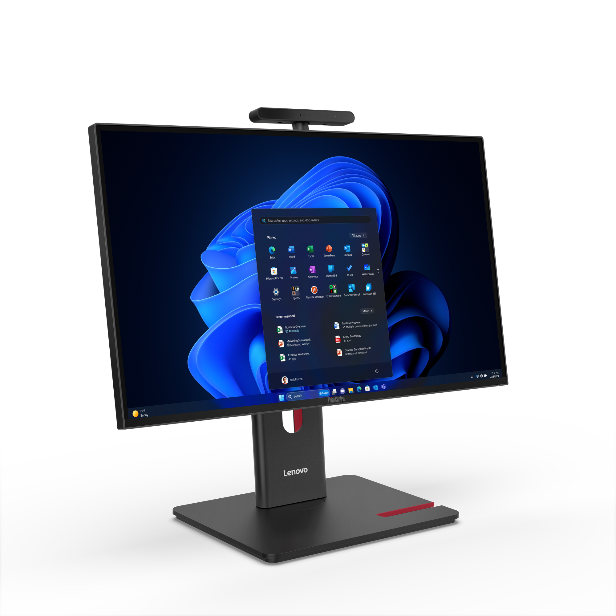 LENOVO ThinkCentre M90a G6 Intel Core Ultra 5 235 60,45cm 23,8Zoll FHD 32GB 512GB SSD W11P TopSeller