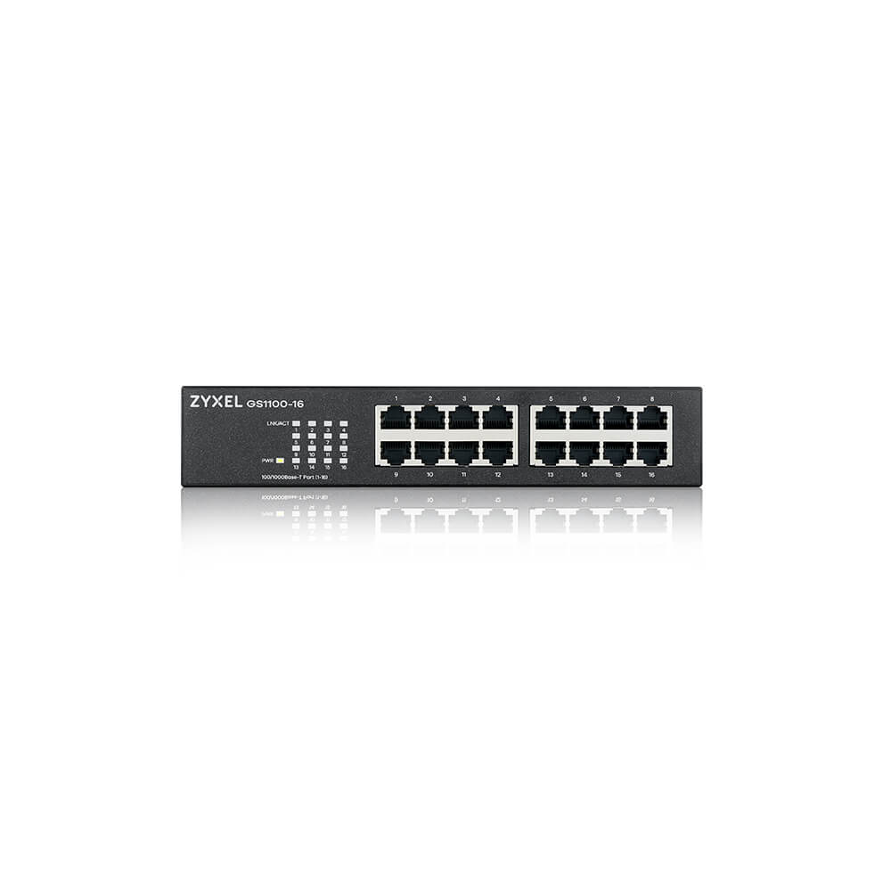 Zyxel GS1100-16 16-Port Gigabit Unmanaged Switch V3