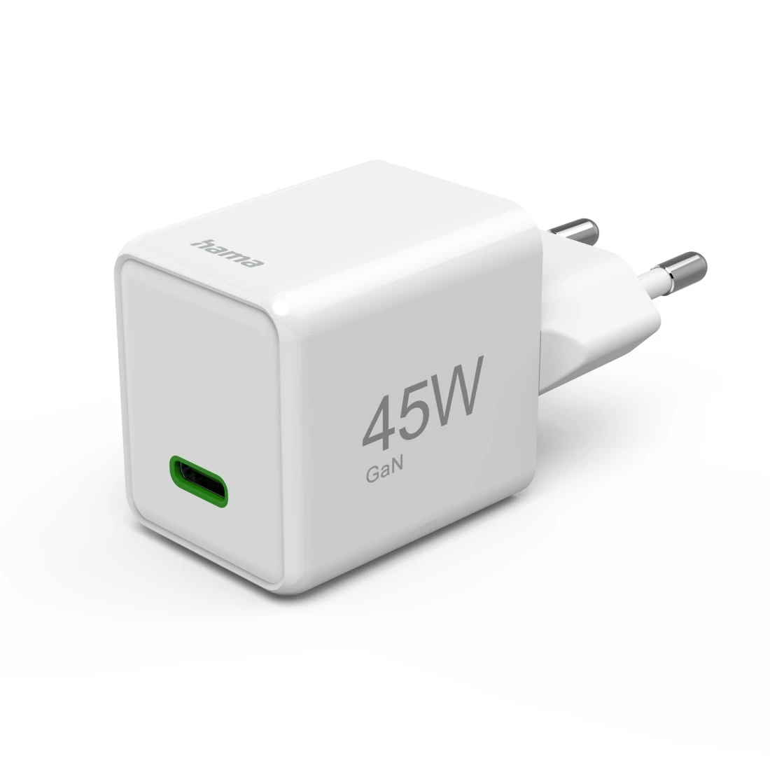 hama GaN-Ladeadapter weiß, 45 Watt