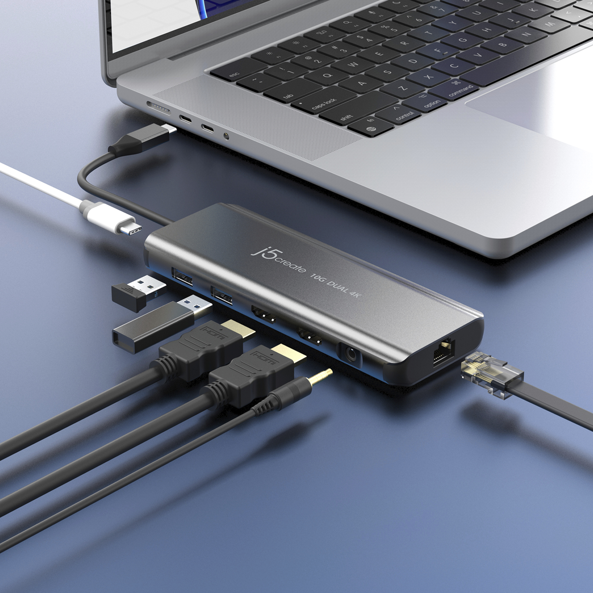 USB-C DUAL 4K HDMI 10GBPS MINI DOCK