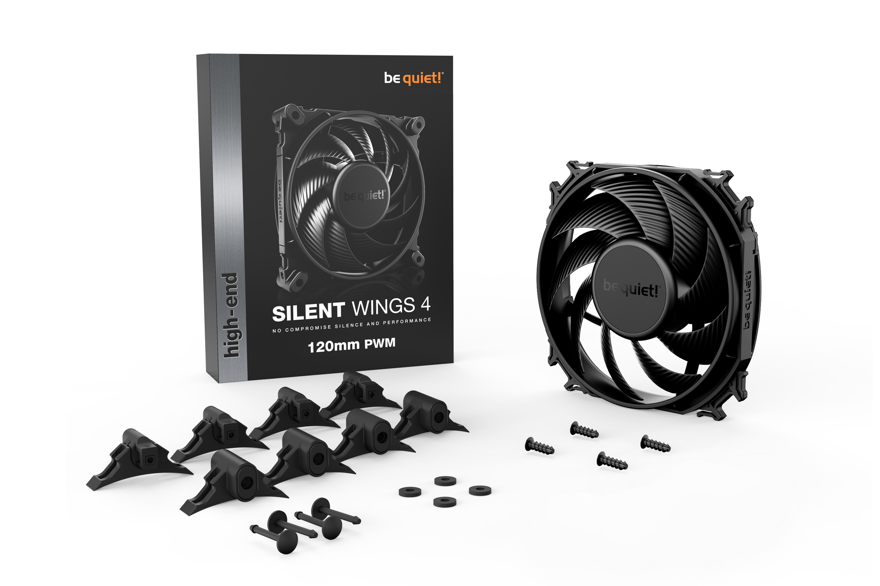 be quiet! Lüfter 120*120*25 SilentWings 4 PWM