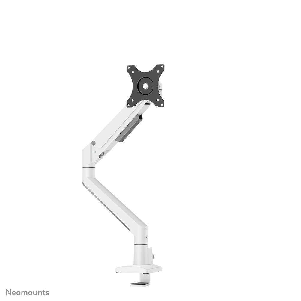 NEOMOUNTS Next Slim Desk Mount single display topfix clamp/grommet white