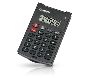 Canon AS-8 Taschenrechner schwarz