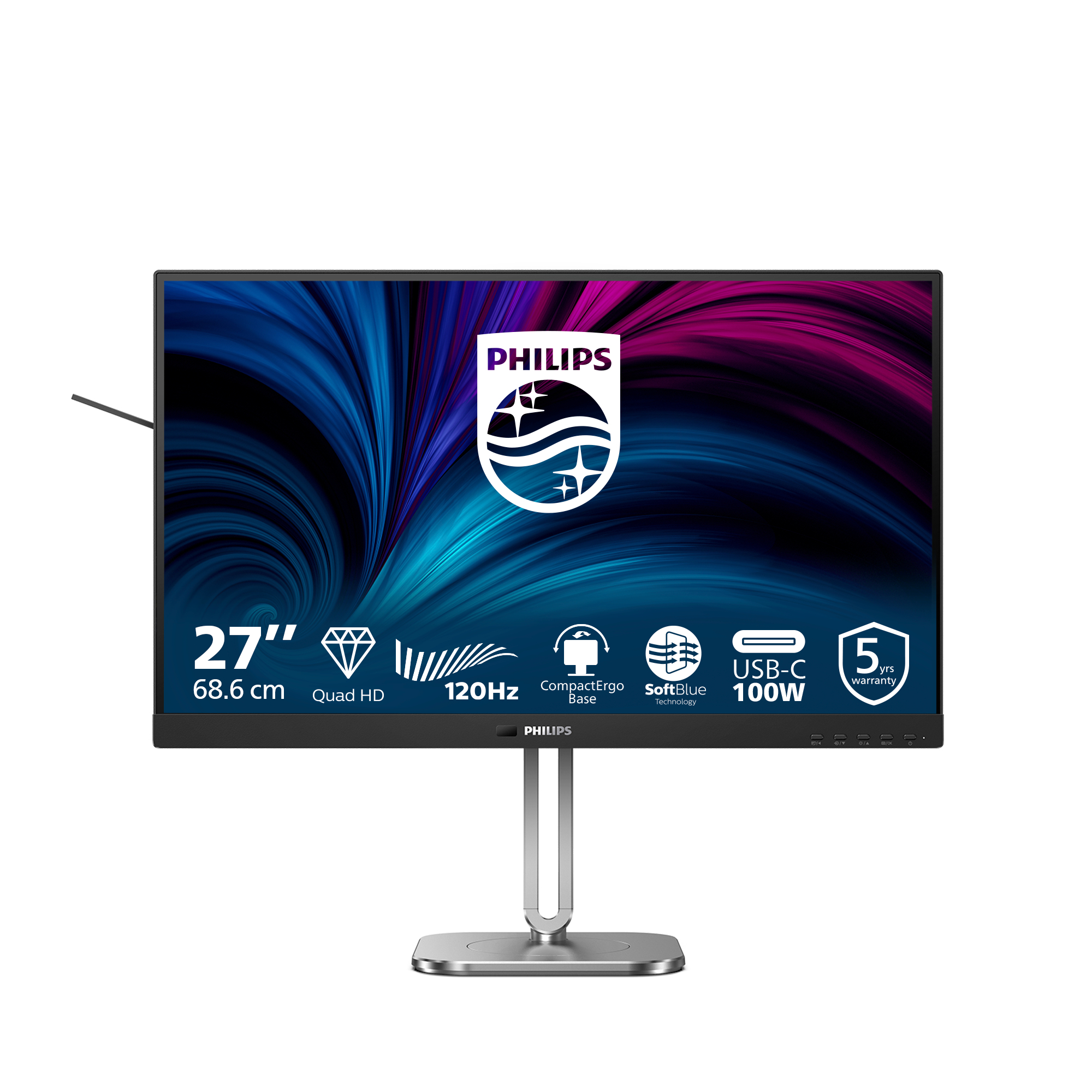 Philips 68,5cm (27,0) 27B2U4601 16:09 HDMI+DP+USB-C black