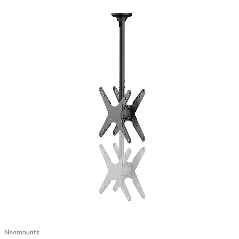 NEOMOUNTS Back to Back Screen Ceiling Mount Height 106-156cm