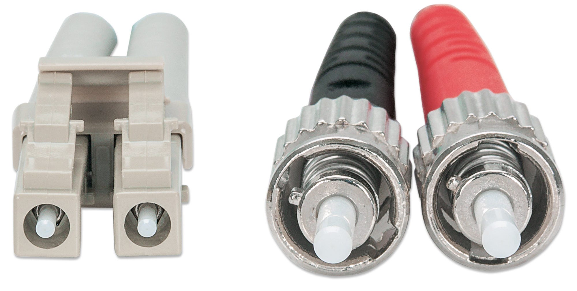 INTELLINET LWL Anschlusskabel LC/ST 5m Multimode OM3 Aqua