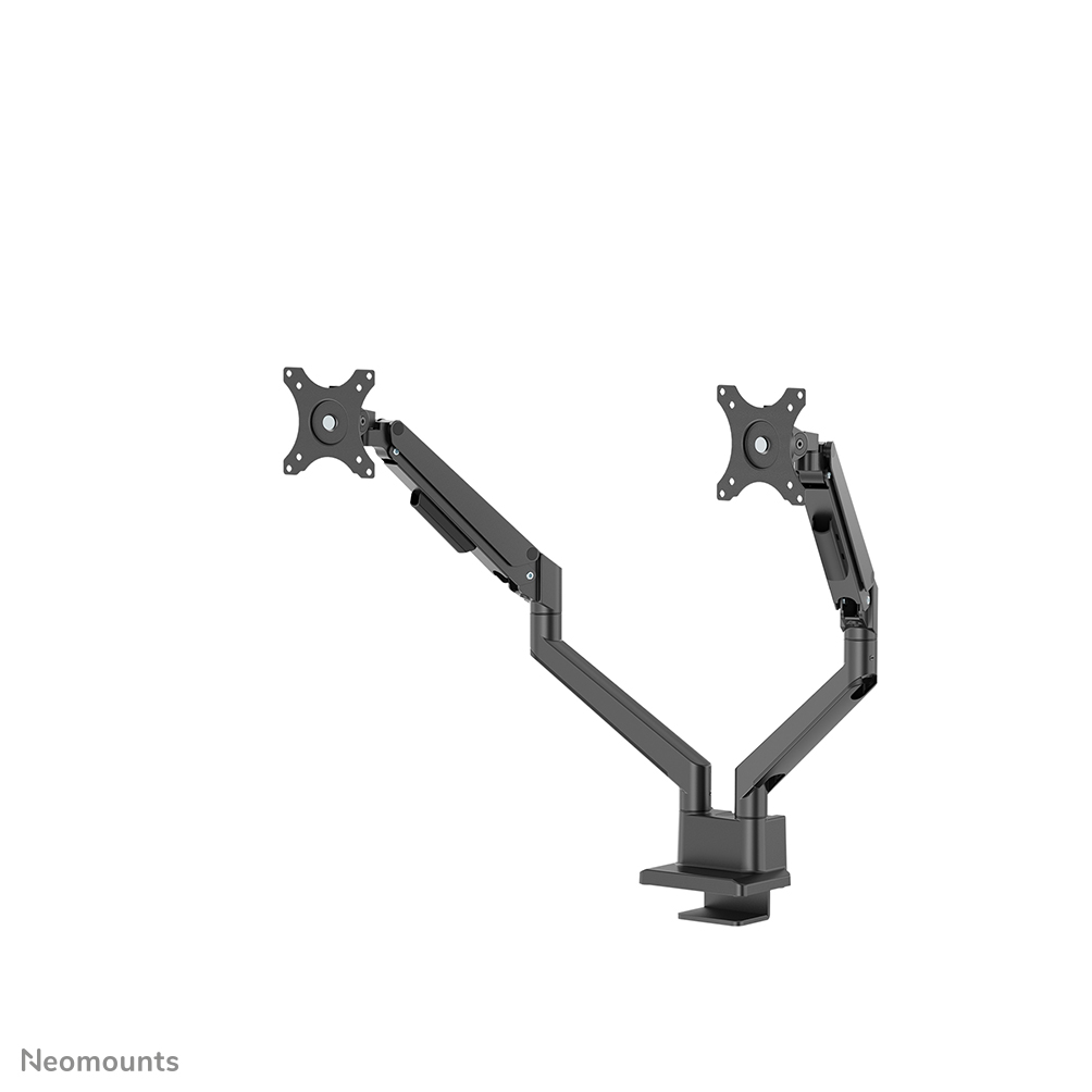 NEOMOUNTS Next Slim Desk Mount double display topfix clamp/grommet black