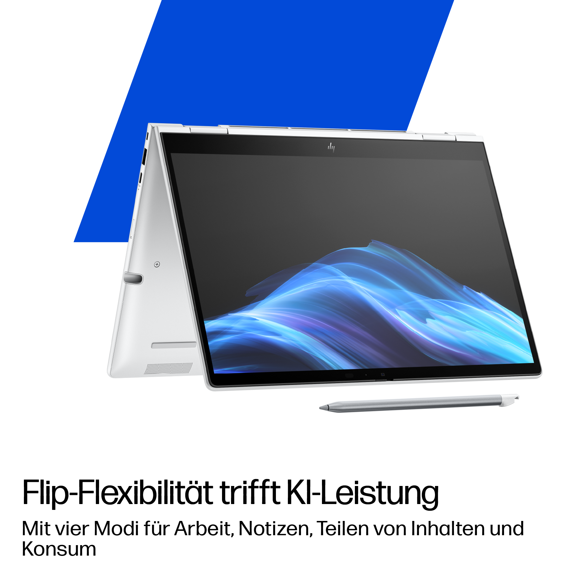 HP EliteBook 8 FLIP G1i Intel Core Ultra 5 225U 33,7cm 13,3Zoll WUXGA 16GB 512GB/SSD W11P SmartBuy 3J Gar (DE)