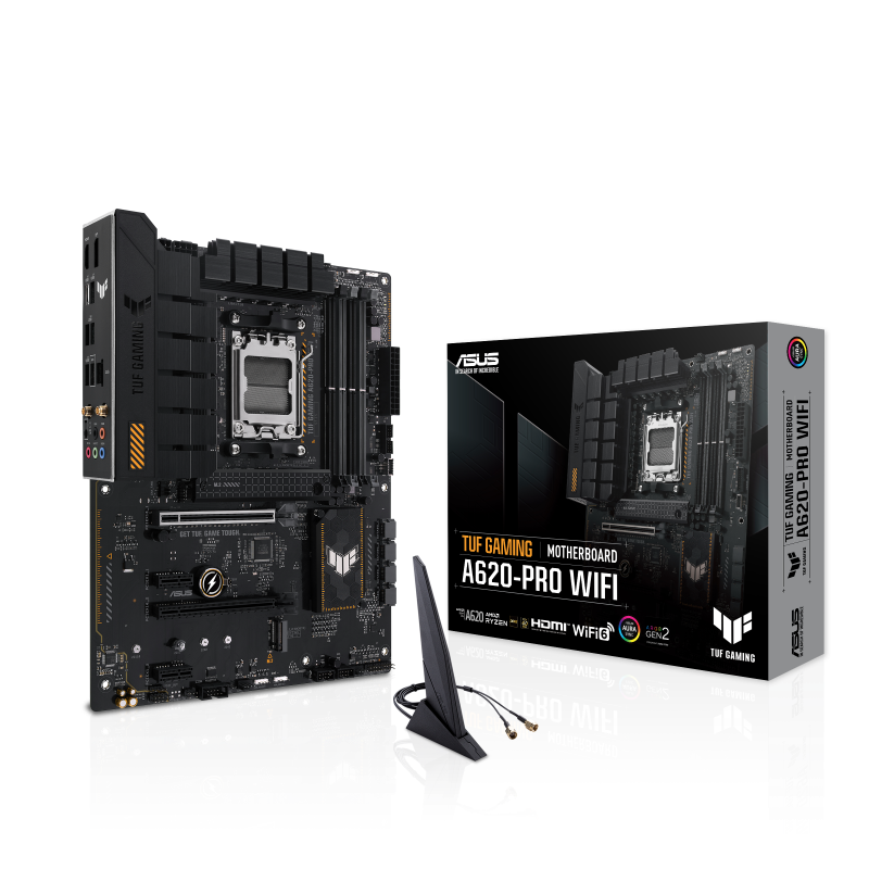 ASUS TUF GAMING A620-PRO WIFI (AMD,AM5,DDR5,ATX)