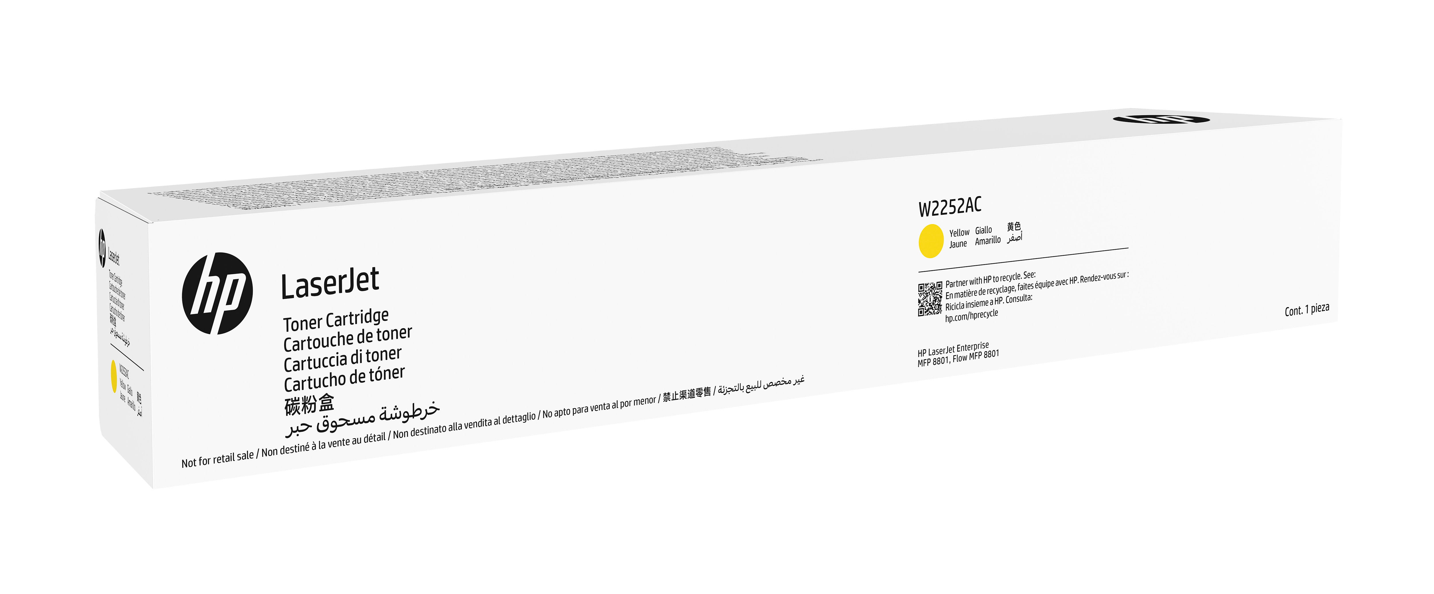 HP LaserJet Yellow contractual Toner Cartridge 40K