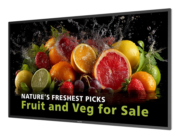 43IN LCD ADS 4K 38402160 16:9 600 CD/M2 CONTRAST 1200:1 8 MS D