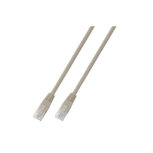 EFB RJ45 Patchkabel U/UTP Cat.6 PVC CCA 10.00m grau