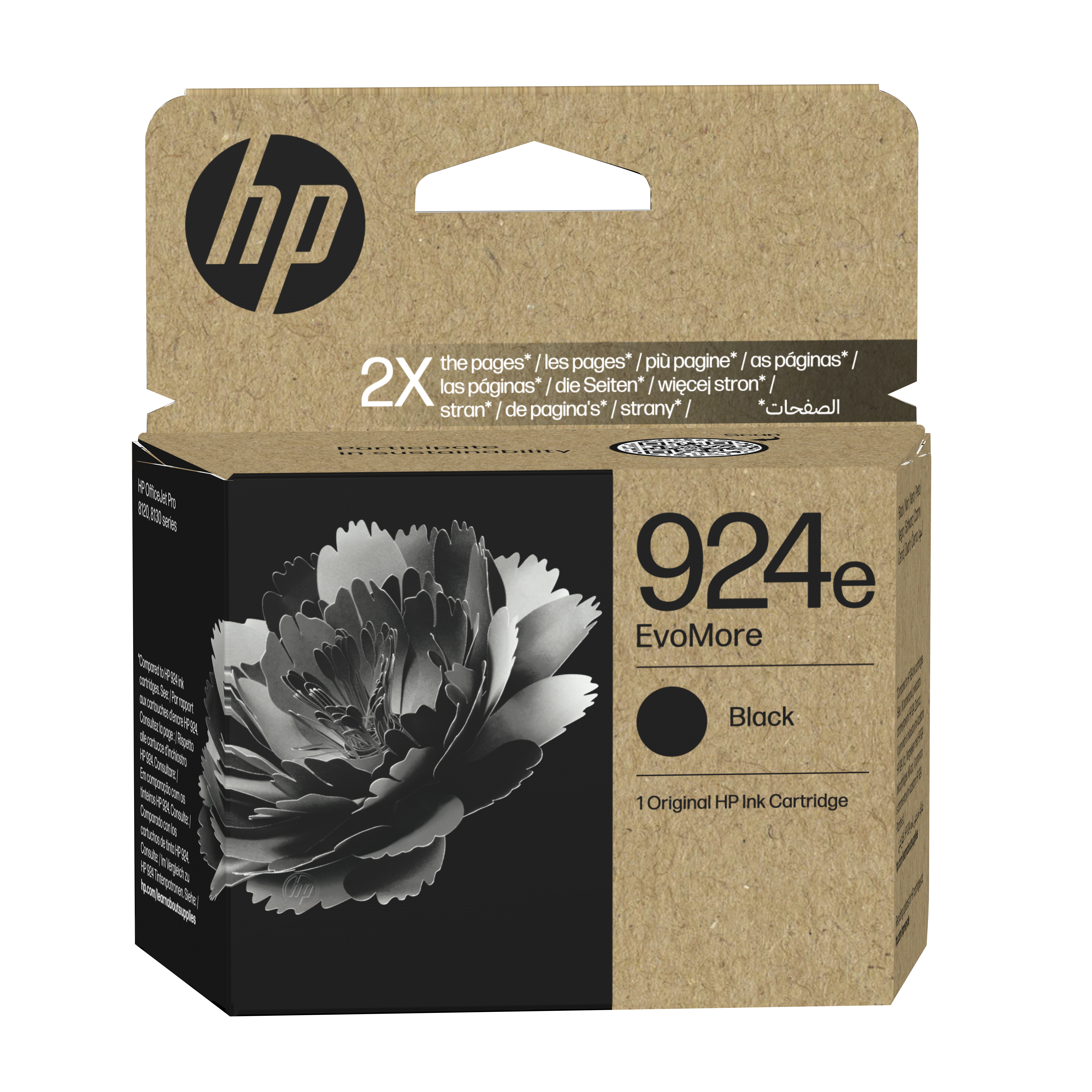 HP 924e(4K0V0NE) schwarz Druckerpatrone