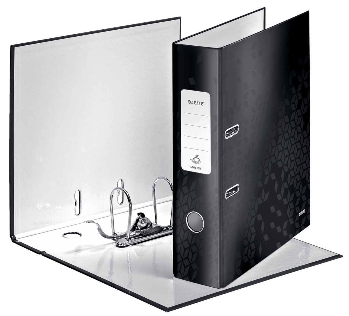 LEITZ Ordner schwarz Karton 8,0 cm DIN A4, 1 St.
