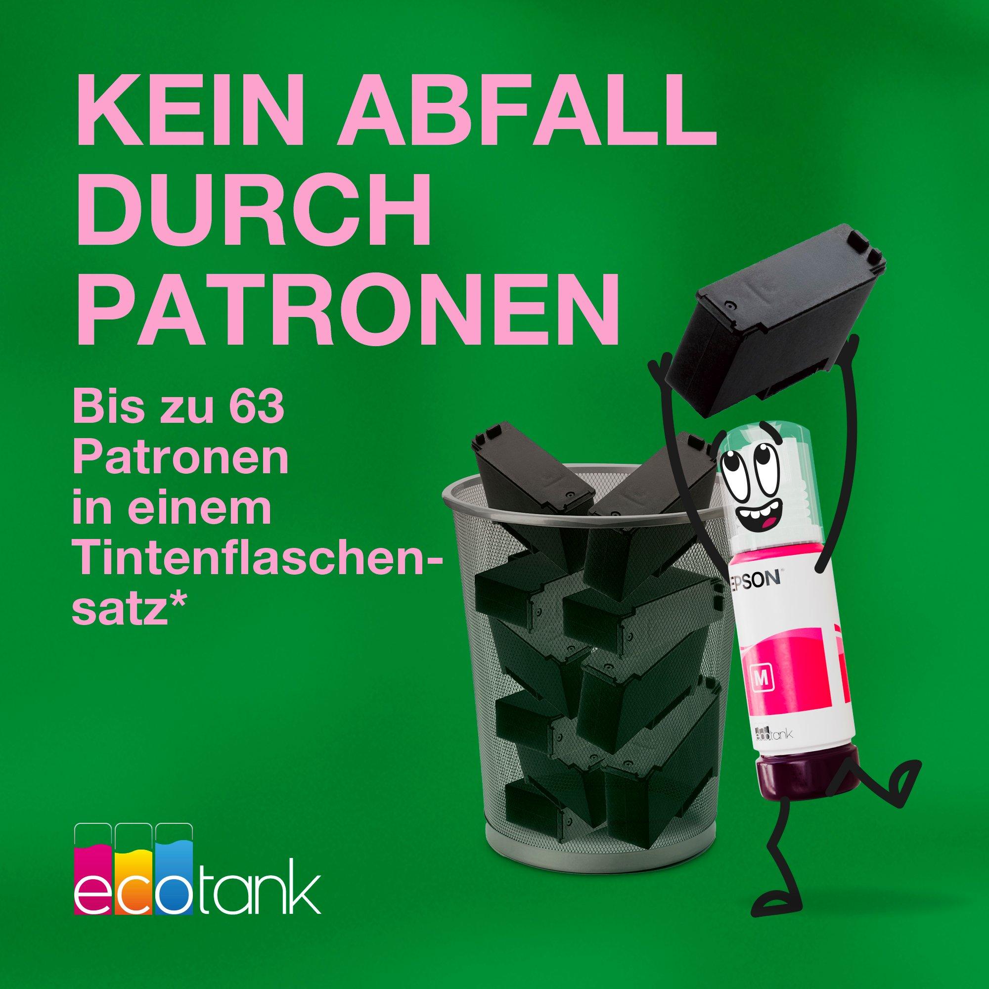 EPSON EcoTank ET-4950 4 in 1 Tintenstrahl-Multifunktionsdrucker schwarz