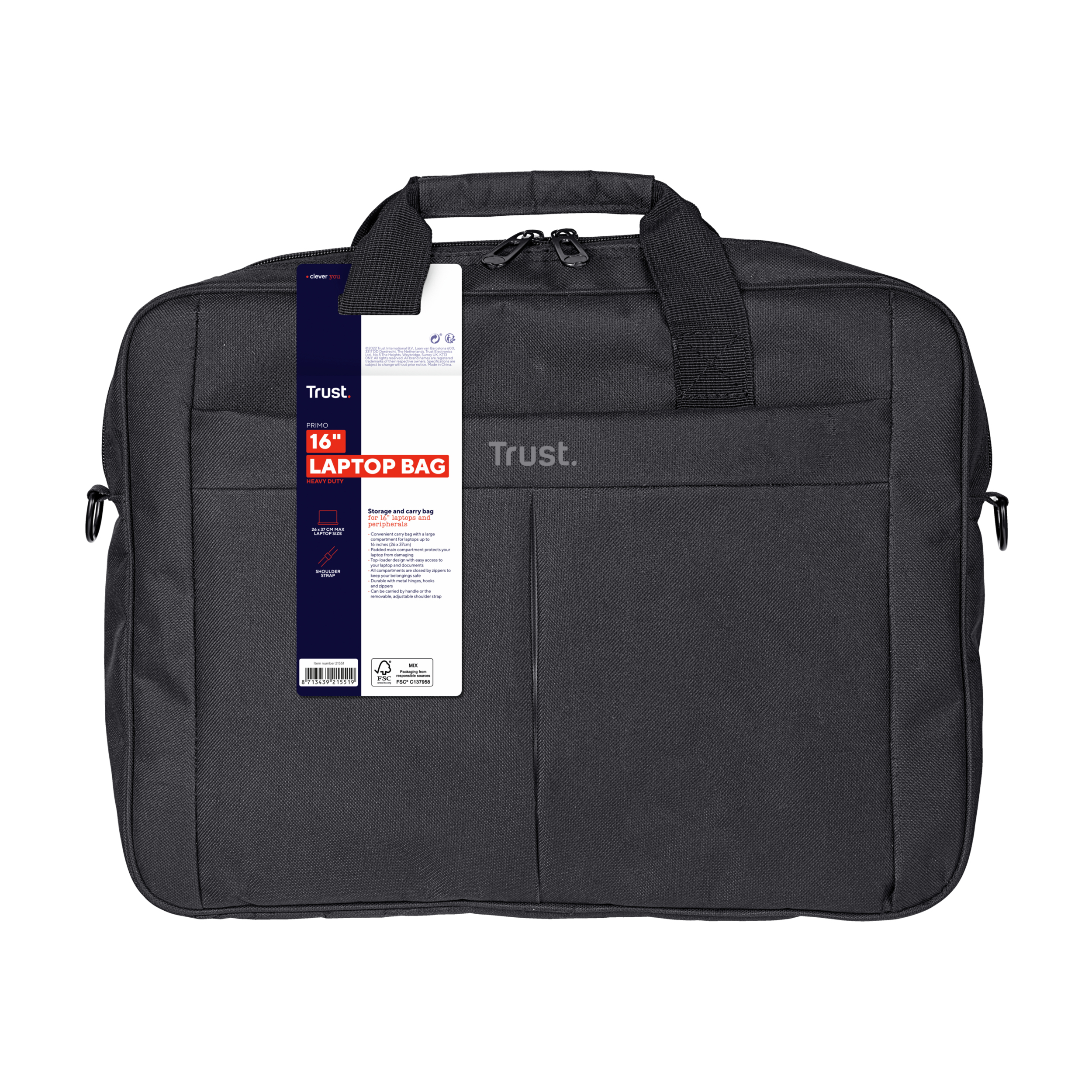 PRIMO CARRY BAG 16 LAPTOPS