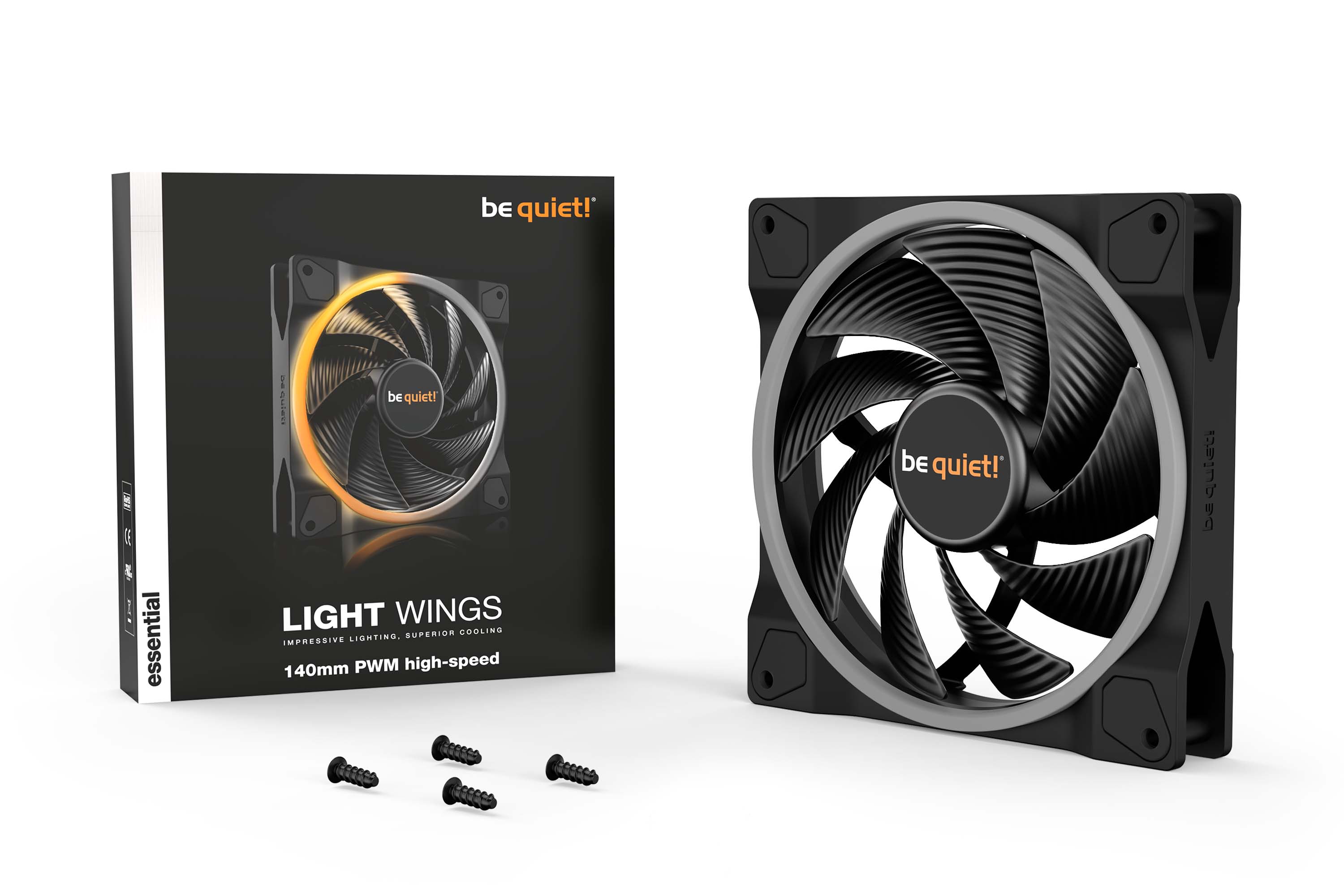 be quiet LUefter 14014025 Light Wings PWM highspeed