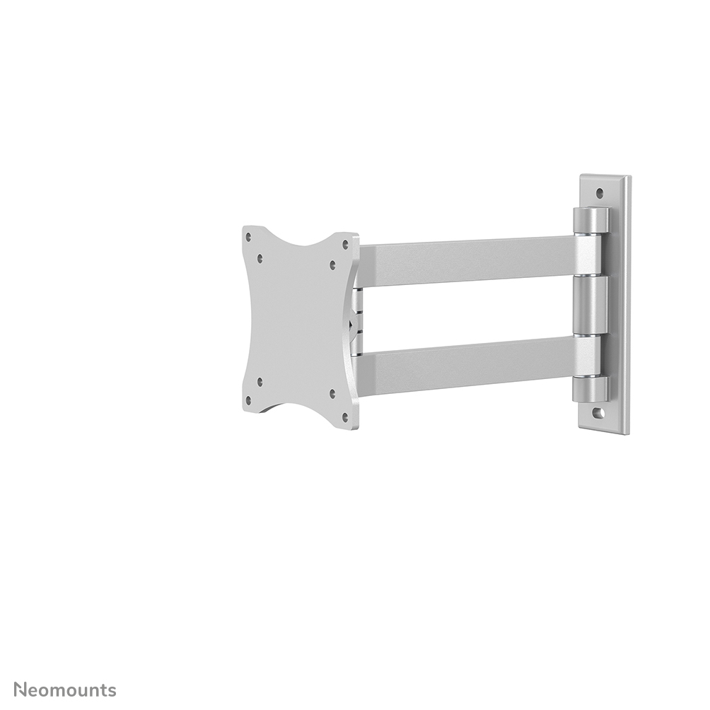 NEOMOUNTS FPMA-W820 Wandhalterung fuer Flachbildschirme 25,4-60,96cm 10-24Zoll Tilt 12 kg 2 Pivot Farbe Silber