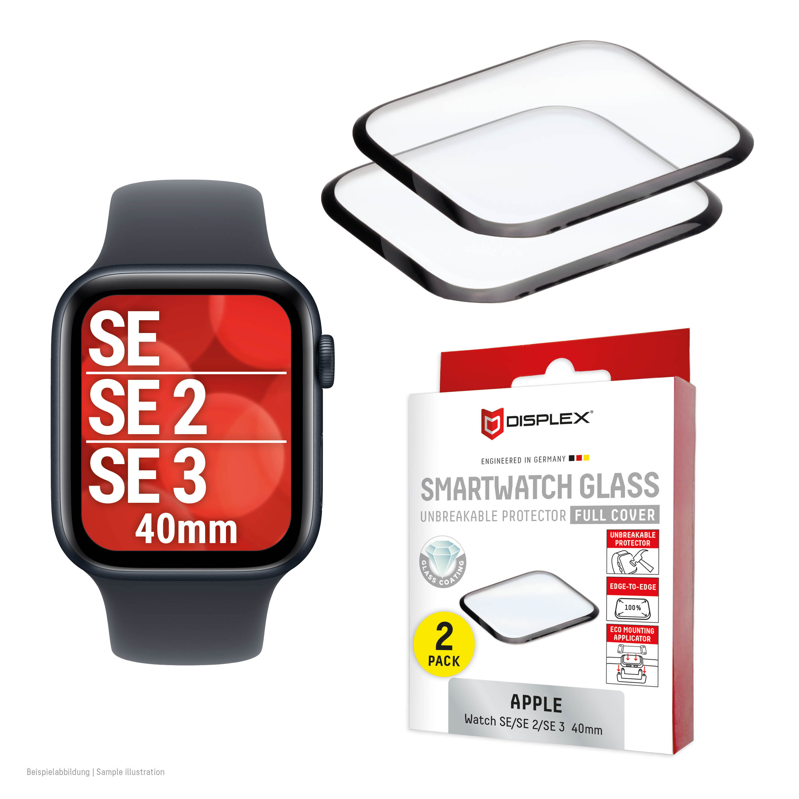 DISPLEX WATCH GLASS FC APPLE WATCH SE(2) 40MM